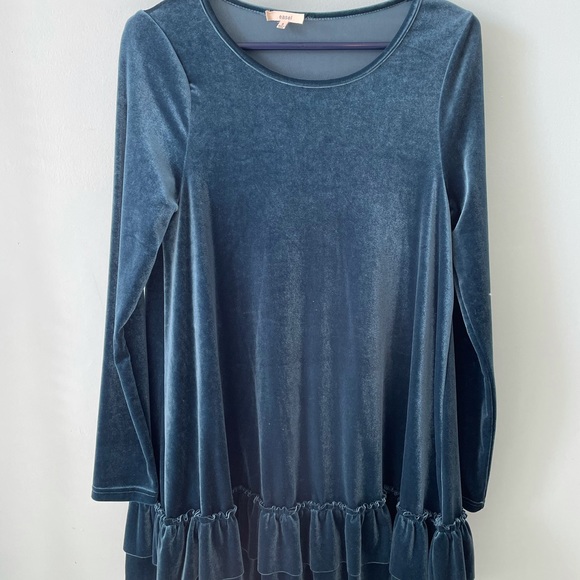 Blue Velvet dress - Picture 4 of 5